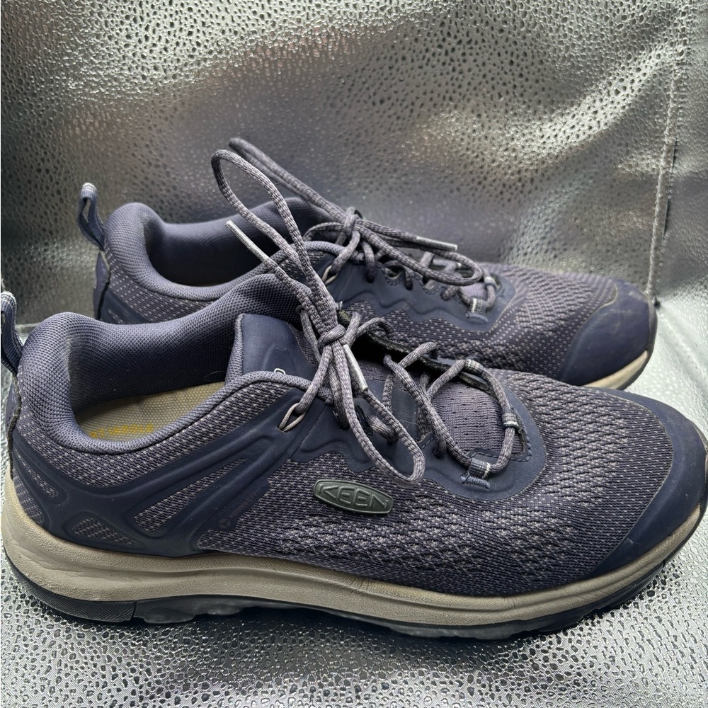 KEEN Terradora II Vent Hiking Shoes Size 9.5 Trail Running Sneakers Outdoor Navy